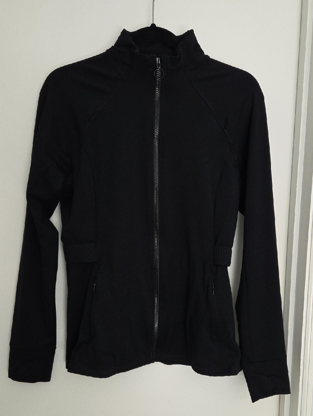 Fabletics Black Trinity Performance Full-Zip Jacket